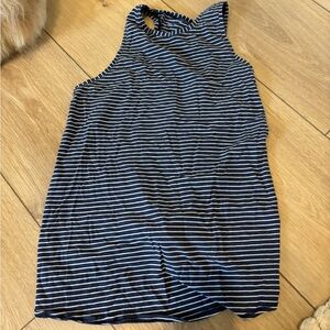 Lululemon striped open back tank top